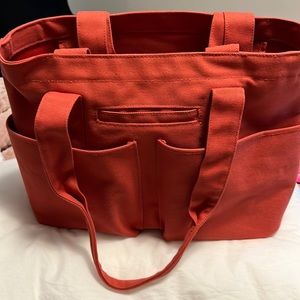 Dagne Dover Vida Cotton Tote Bag - Seasonal Hot Sauce color (Sienna) M capacity
